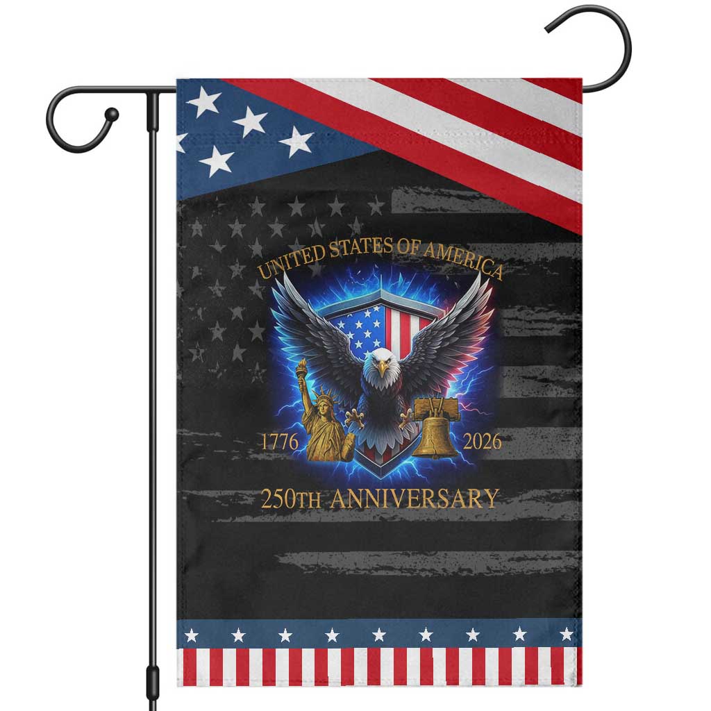 250 Years America Flag Garden Flag Eagle 250th Anniversary USA Patriotic 1776 2026