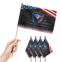250 Years America Flag Patriotic Handheld Flag Eagle 250th Anniversary USA 1776 2026