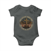 Blessings America 250 Years Baby Onesie One Nation Under God USA 250th Anniversary Patriotic Cross - Wonder Print Shop