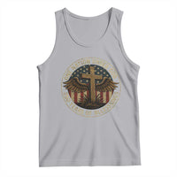 Blessings America 250 Years Tank Top One Nation Under God USA 250th Anniversary Patriotic Cross - Wonder Print Shop