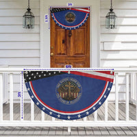 Blessings America 250 Years Patriotic Fan Flag One Nation Under God USA 250th Anniversary Cross