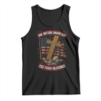 Blessings America Tank Top One Nation Under God USA 250th Anniversary Patriotic Christian - Wonder Print Shop