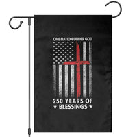 One Nation Under God Garden Flag USA 250th Anniversary Patriotic Christian One Nation Under God - Wonder Print Shop
