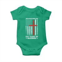 One Nation Under God Baby Onesie USA 250th Anniversary Patriotic Christian One Nation Under God - Wonder Print Shop