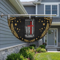 One Nation Under God Patriotic Fan Flag USA 250th Anniversary Christian One Nation Under God