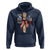 250 Years America Hoodie Coquette Bow Cross American 4th Of July 250th Anniversary - Wonder Print Shop