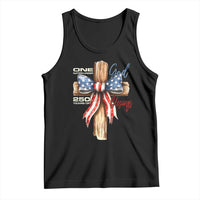 250 Years America Tank Top Coquette Bow Cross American 4th Of July 250th Anniversary - Wonder Print Shop