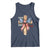 250 Years America Tank Top Coquette Bow Cross American 4th Of July 250th Anniversary - Wonder Print Shop