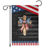 250 Years America Garden Flag Coquette Bow Cross American 4th Of July 250th Anniversary