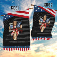 250 Years America Garden Flag Coquette Bow Cross American 4th Of July 250th Anniversary