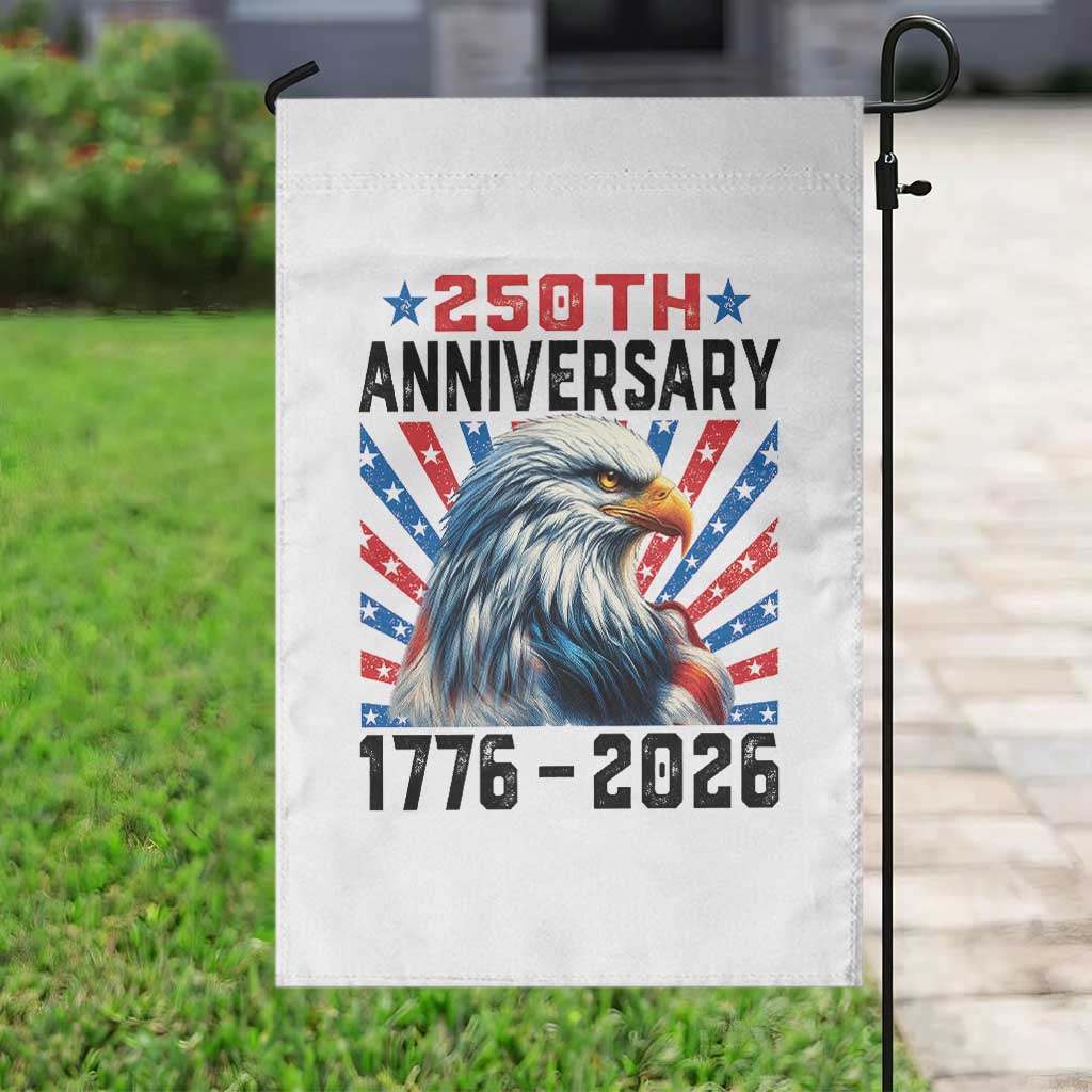 Eagle Flag America 250 Garden Flag 1776-2026 250th Birthday - Wonder Print Shop