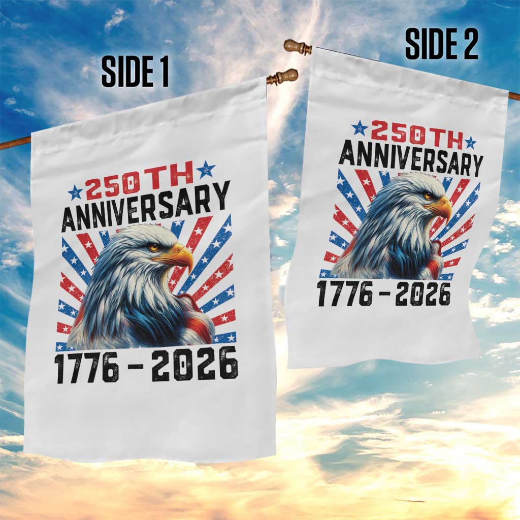 Eagle Flag America 250 Garden Flag 1776-2026 250th Birthday - Wonder Print Shop