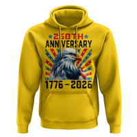 Eagle Flag America 250 Hoodie 1776-2026 250th Birthday - Wonder Print Shop