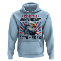 Eagle Flag America 250 Hoodie 1776-2026 250th Birthday - Wonder Print Shop