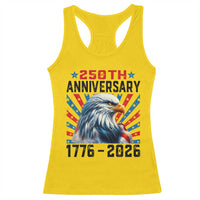 Eagle Flag America 250 Racerback Tank Top 1776-2026 250th Birthday - Wonder Print Shop