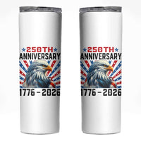 Eagle Flag America 250 Skinny Tumbler 1776-2026 250th Birthday - Wonder Print Shop