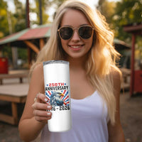 Eagle Flag America 250 Skinny Tumbler 1776-2026 250th Birthday - Wonder Print Shop
