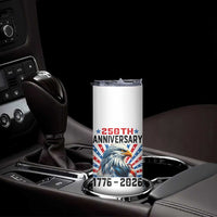 Eagle Flag America 250 Skinny Tumbler 1776-2026 250th Birthday - Wonder Print Shop