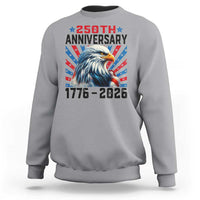 Eagle Flag America 250 Sweatshirt 1776-2026 250th Birthday - Wonder Print Shop