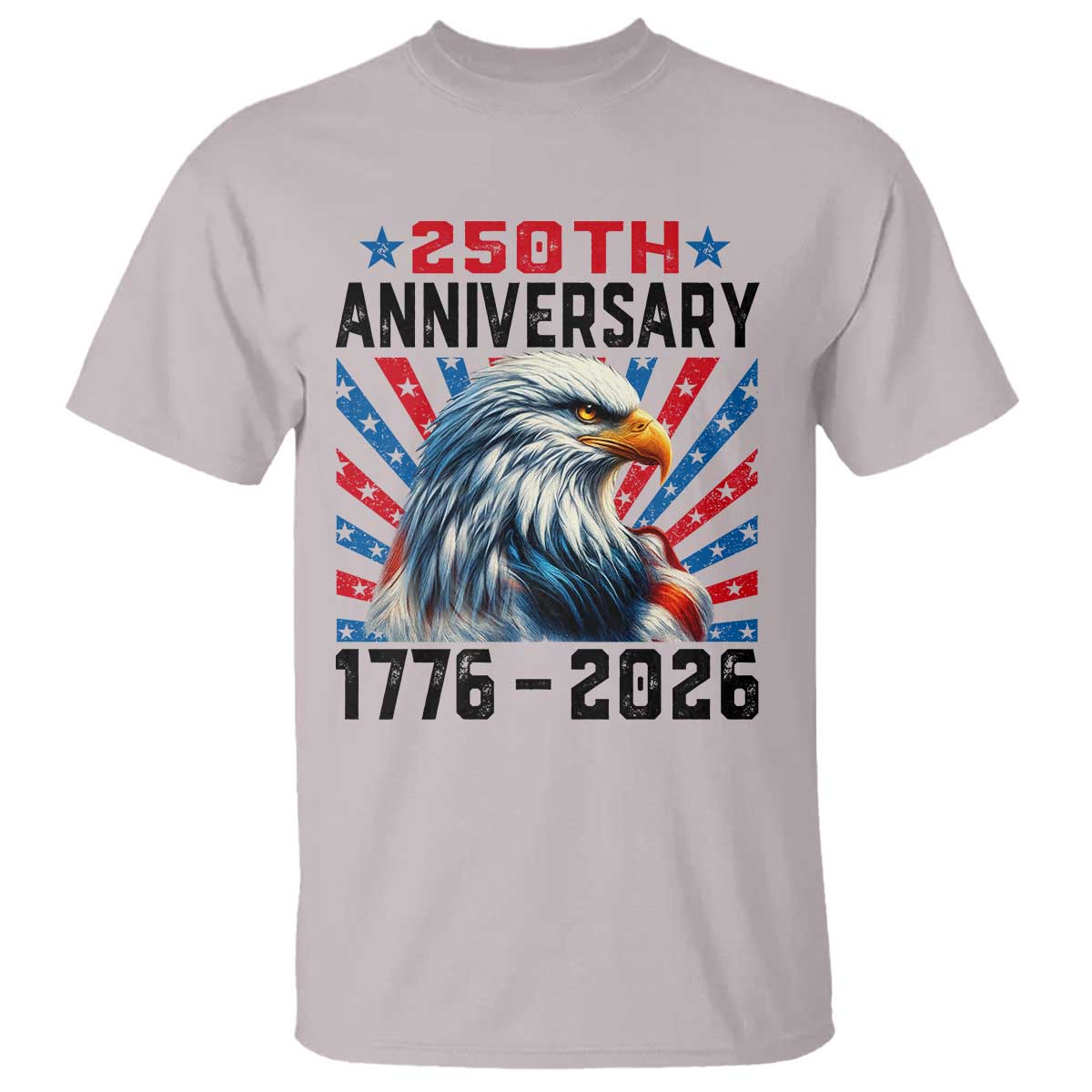 Eagle Flag America 250 T Shirt 1776-2026 250th Birthday - Wonder Print Shop