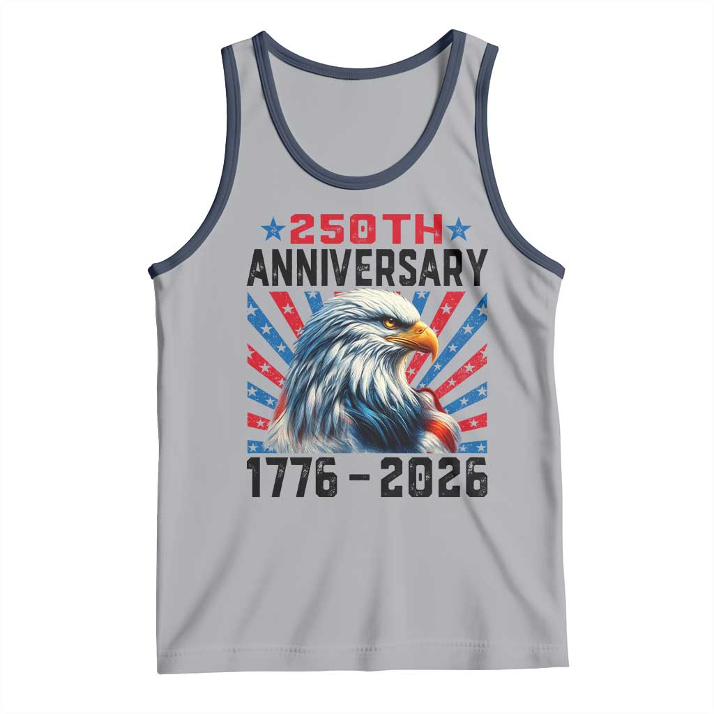 Eagle Flag America 250 Tank Top 1776-2026 250th Birthday - Wonder Print Shop