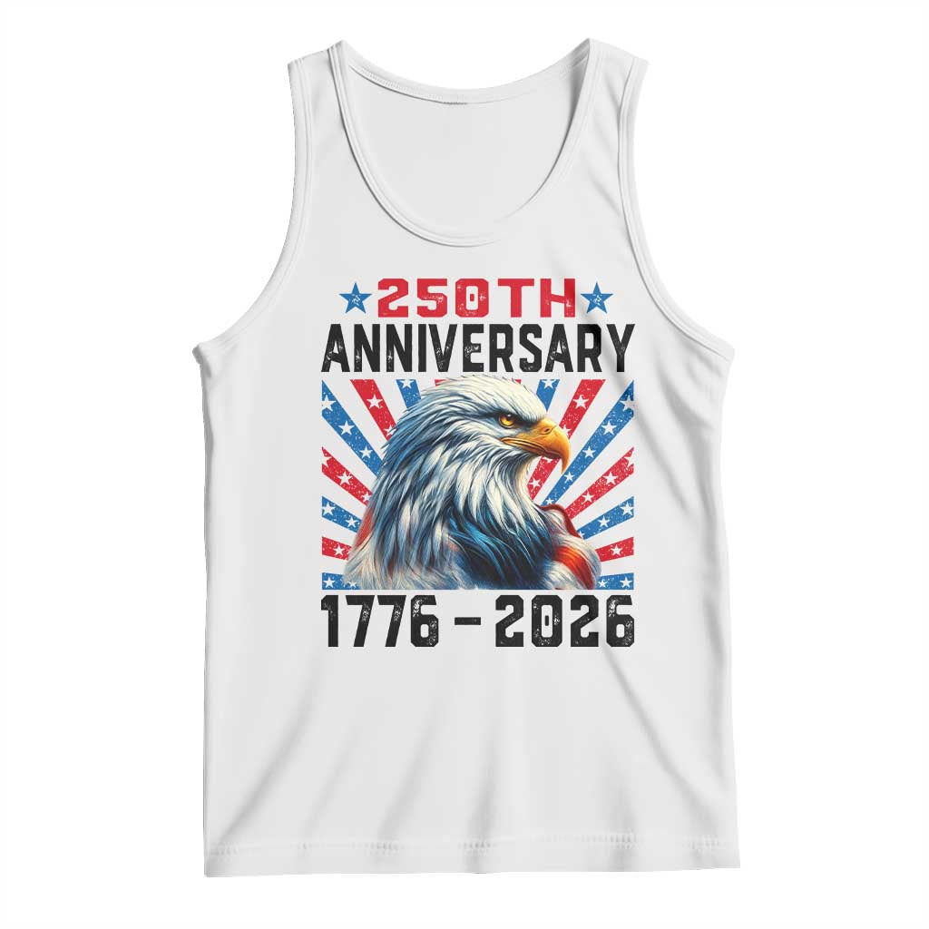 Eagle Flag America 250 Tank Top 1776-2026 250th Birthday - Wonder Print Shop