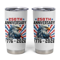 Eagle Flag America 250 Tumbler Cup 1776-2026 250th Birthday - Wonder Print Shop