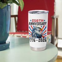 Eagle Flag America 250 Tumbler Cup 1776-2026 250th Birthday - Wonder Print Shop