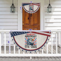 Eagle Flag 250th Anniversary USA Patriotic Fan Flag 1776-2026 250 Years Of Freedom