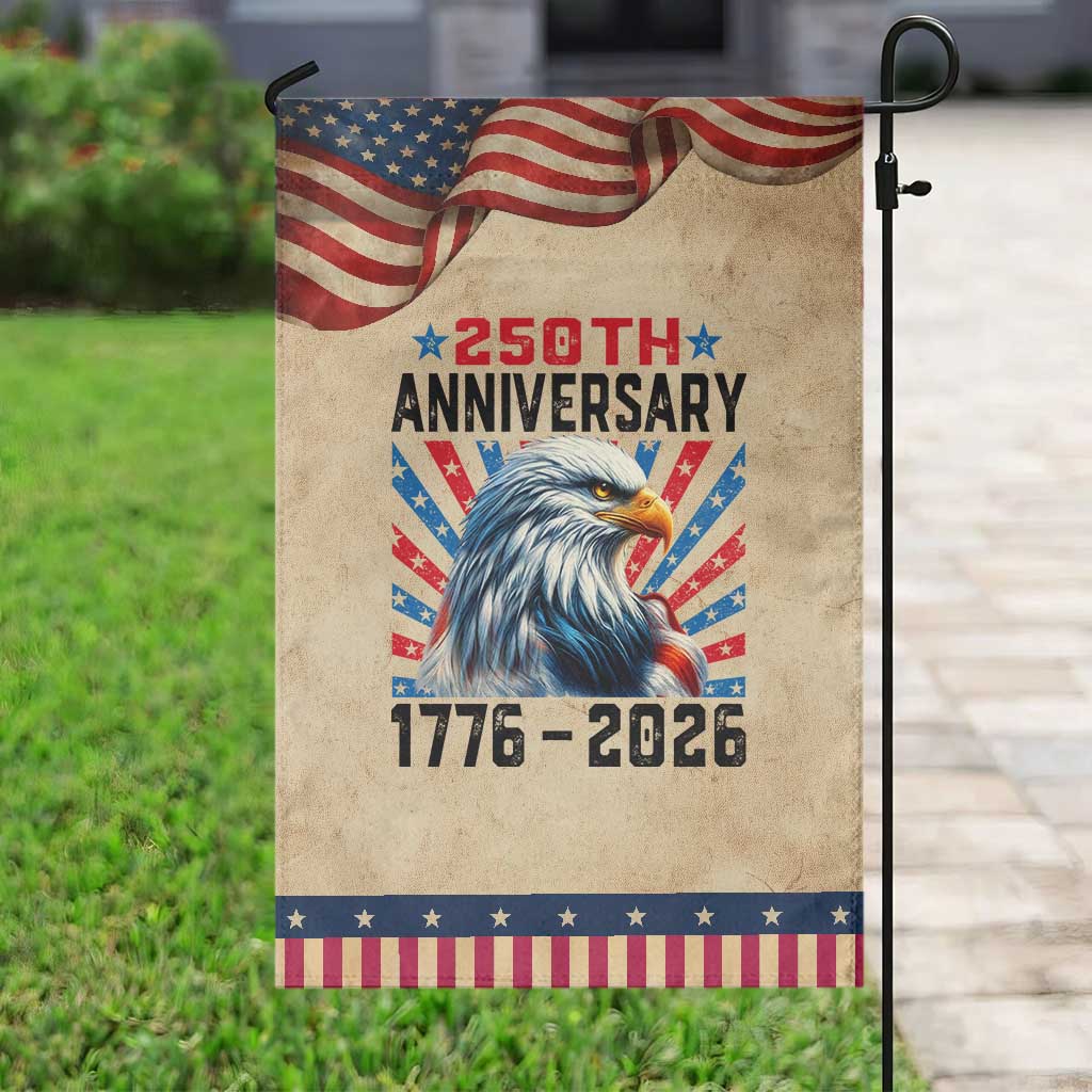 Eagle Flag America 250 Garden Flag 1776-2026 250th Birthday