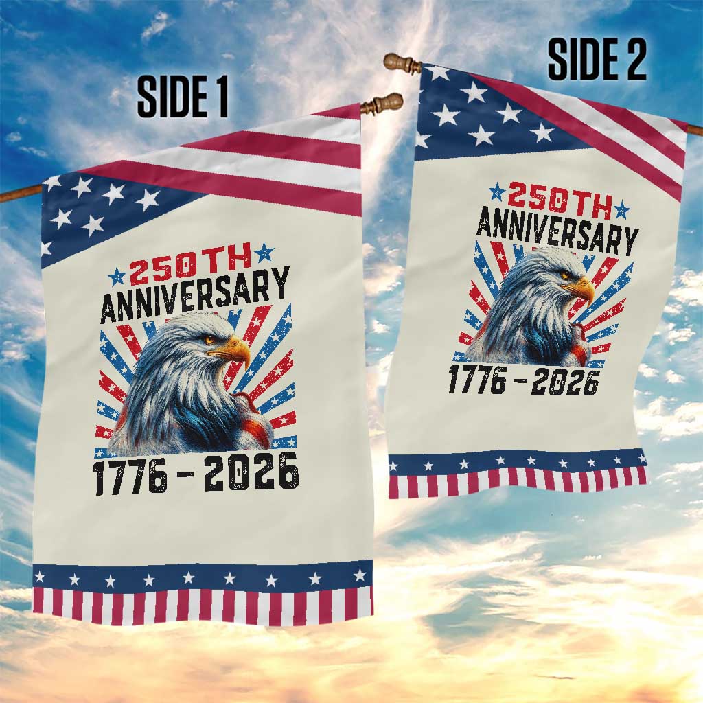Eagle Flag America 250 Garden Flag 1776-2026 250th Birthday