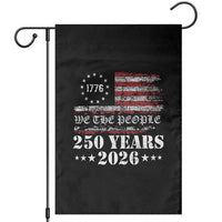 250 Years America Flag Garden Flag USA 250th Anniversary Patriotic We The People 1776 2026 - Wonder Print Shop