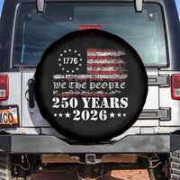 250 Years America Flag Spare Tire Cover USA 250th Anniversary Patriotic We The People 1776 2026 - Wonder Print Shop