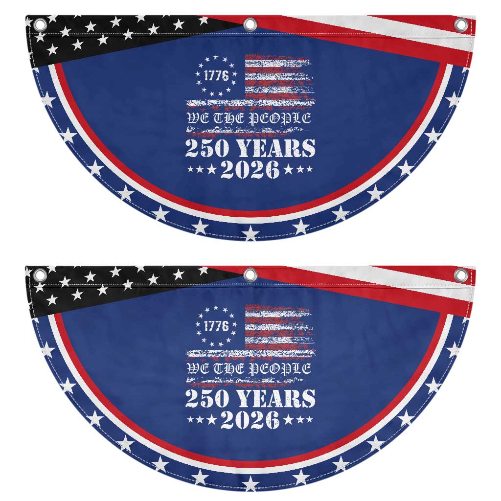 250 Years America Flag Patriotic Fan Flag USA 250th Anniversary We The People 1776 2026