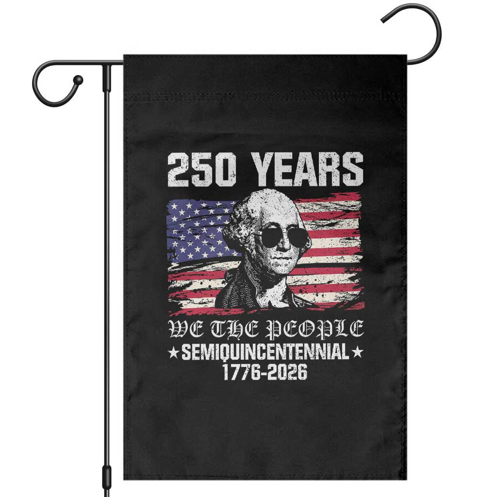 250 Years America Flag Garden Flag George Washington 1776 2026 USA 250th Anniversary Patriotic - Wonder Print Shop