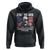 250 Years America Flag Hoodie George Washington 1776 2026 USA 250th Anniversary Patriotic - Wonder Print Shop