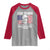 250 Years America Flag Raglan Shirt George Washington 1776 2026 USA 250th Anniversary Patriotic - Wonder Print Shop
