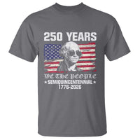 250 Years America Flag T Shirt George Washington 1776 2026 USA 250th Anniversary Patriotic - Wonder Print Shop