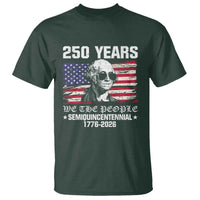 250 Years America Flag T Shirt George Washington 1776 2026 USA 250th Anniversary Patriotic - Wonder Print Shop