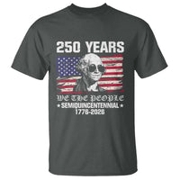 250 Years America Flag T Shirt George Washington 1776 2026 USA 250th Anniversary Patriotic - Wonder Print Shop