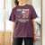250 Years America Flag T Shirt For Women George Washington 1776 2026 USA 250th Anniversary Patriotic - Wonder Print Shop