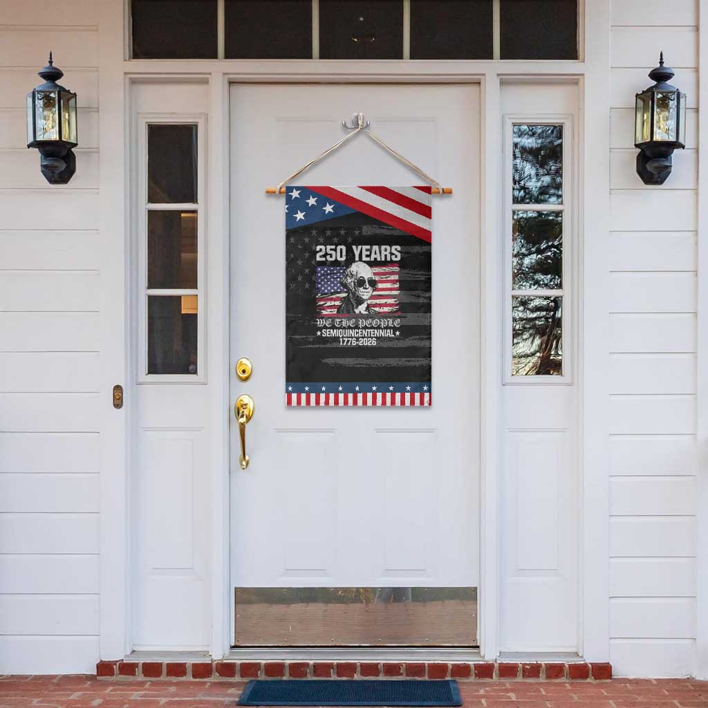 250 Years America Flag Garden Flag George Washington 1776 2026 USA 250th Anniversary Patriotic