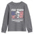 250 Years America Flag Youth Sweatshirt George Washington 1776 2026 USA 250th Anniversary Patriotic - Wonder Print Shop