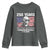 250 Years America Flag Youth Sweatshirt George Washington 1776 2026 USA 250th Anniversary Patriotic - Wonder Print Shop
