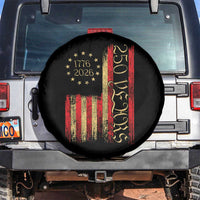 250 Years America Flag Spare Tire Cover 250th Anniversary USA - Wonder Print Shop