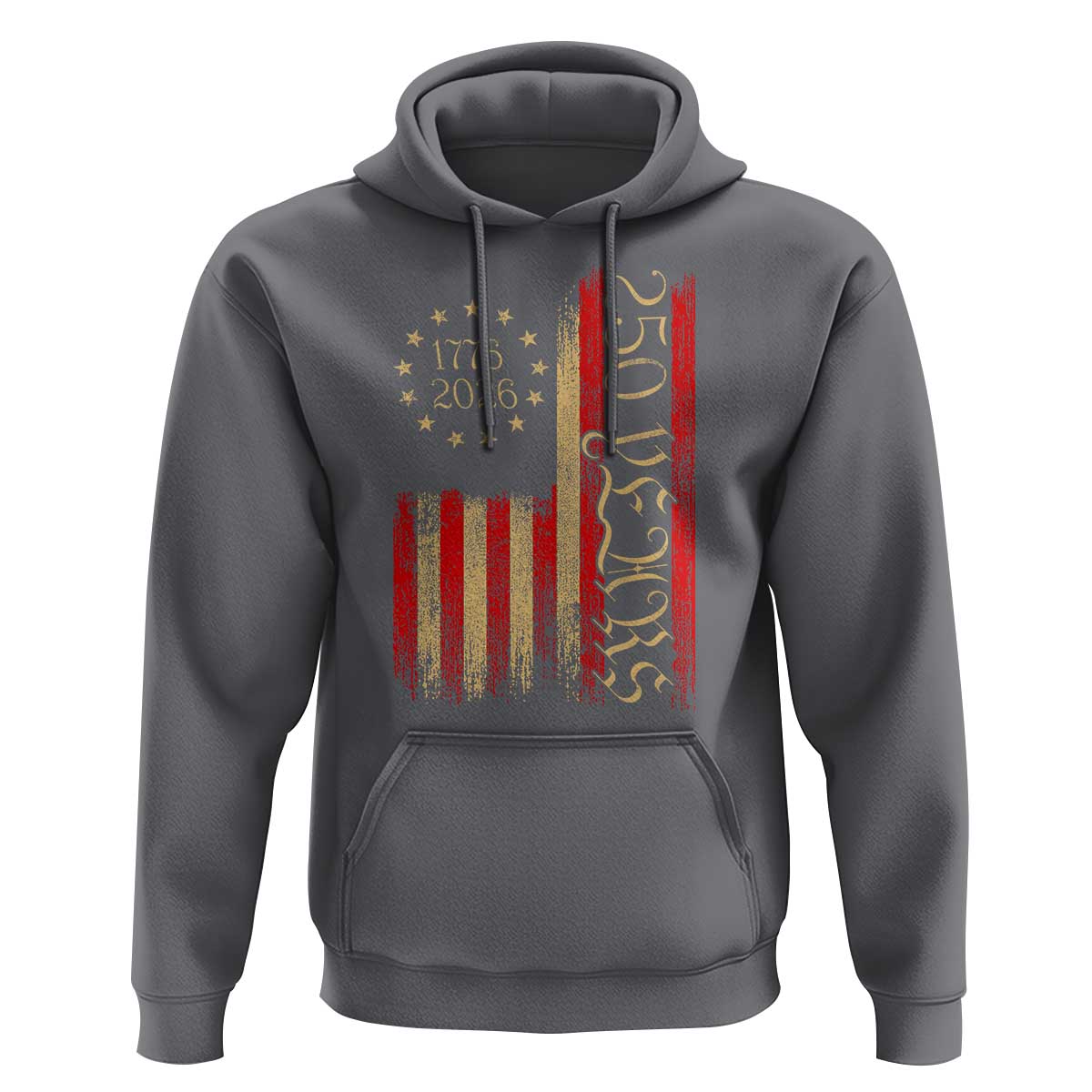 250 Years America Flag Hoodie 250th Anniversary USA - Wonder Print Shop
