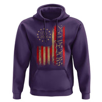 250 Years America Flag Hoodie 250th Anniversary USA - Wonder Print Shop