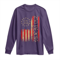 250 Years America Flag Long Sleeve Shirt 250th Anniversary USA - Wonder Print Shop