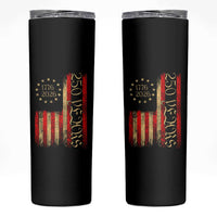250 Years America Flag Skinny Tumbler 250th Anniversary USA - Wonder Print Shop