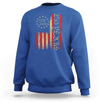 250 Years America Flag Sweatshirt 250th Anniversary USA - Wonder Print Shop